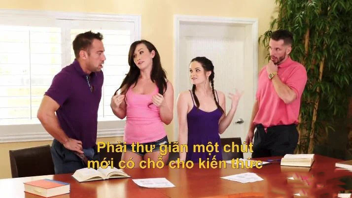 Học nhóm cùng 2 cô bạn dâm 